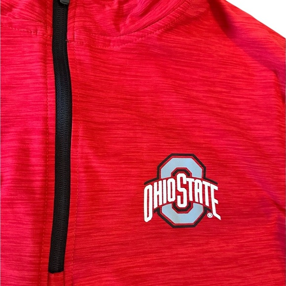 Men’s Ohio State Buckeyes Varsity Apparel 1/4 Zip Dri-Fit Pullover Size Medium - Picture 3 of 4